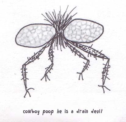 cowboy poop he is a drain devil