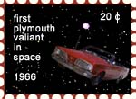 first plymouth valiant in space